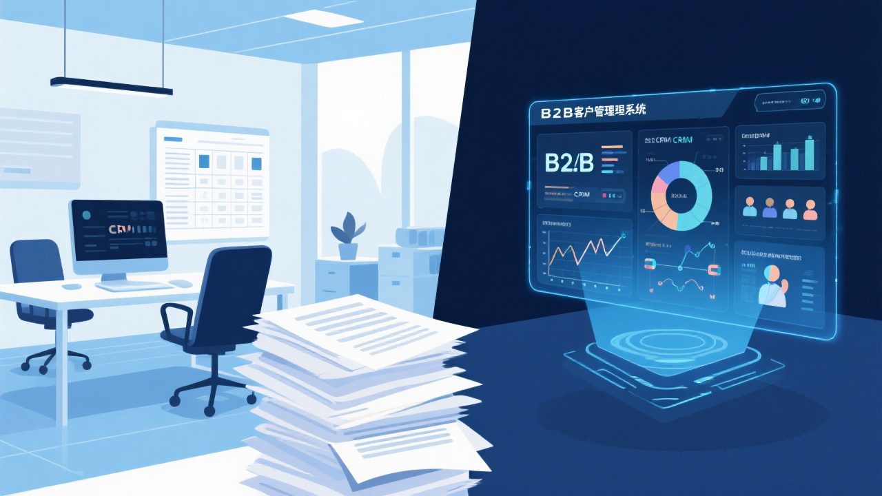B2B客户治理系统和古板CRM的区别