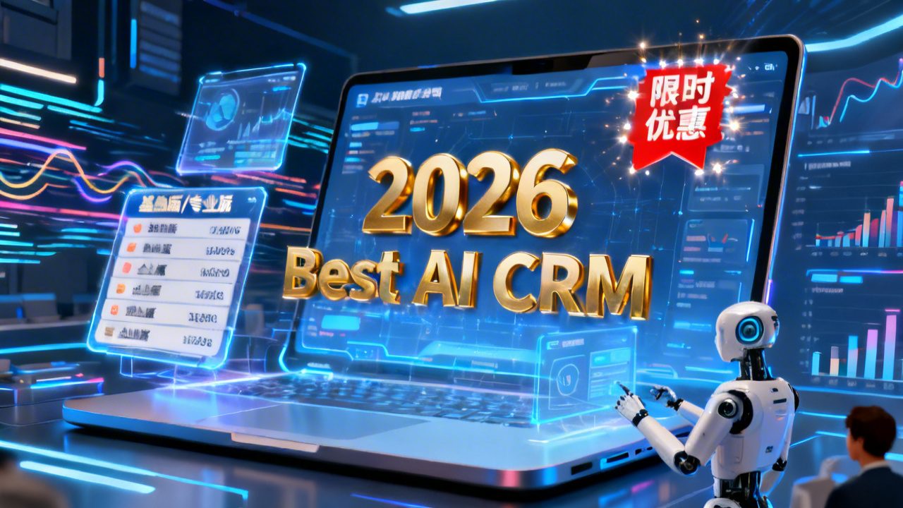2026年最佳AI智能CRM购置指南：价钱/套餐/优惠全剖析