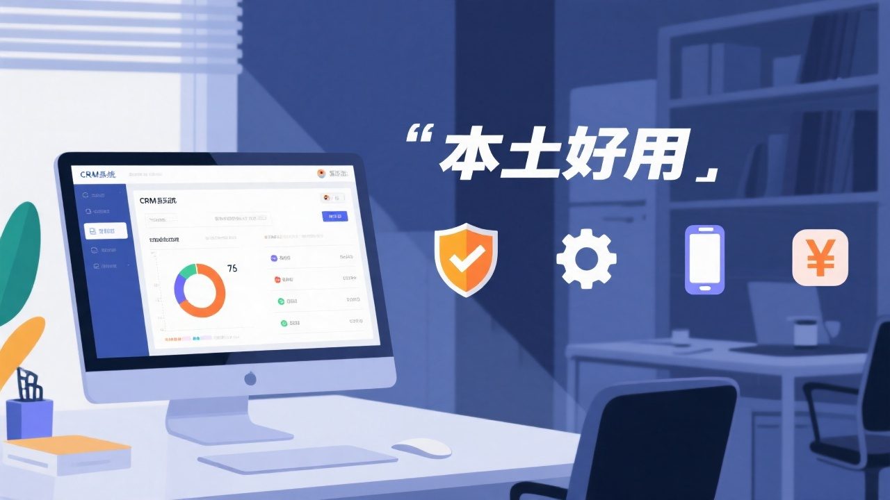选本土好用的CRM系统，，，，，这5个指标绝对不可忽略