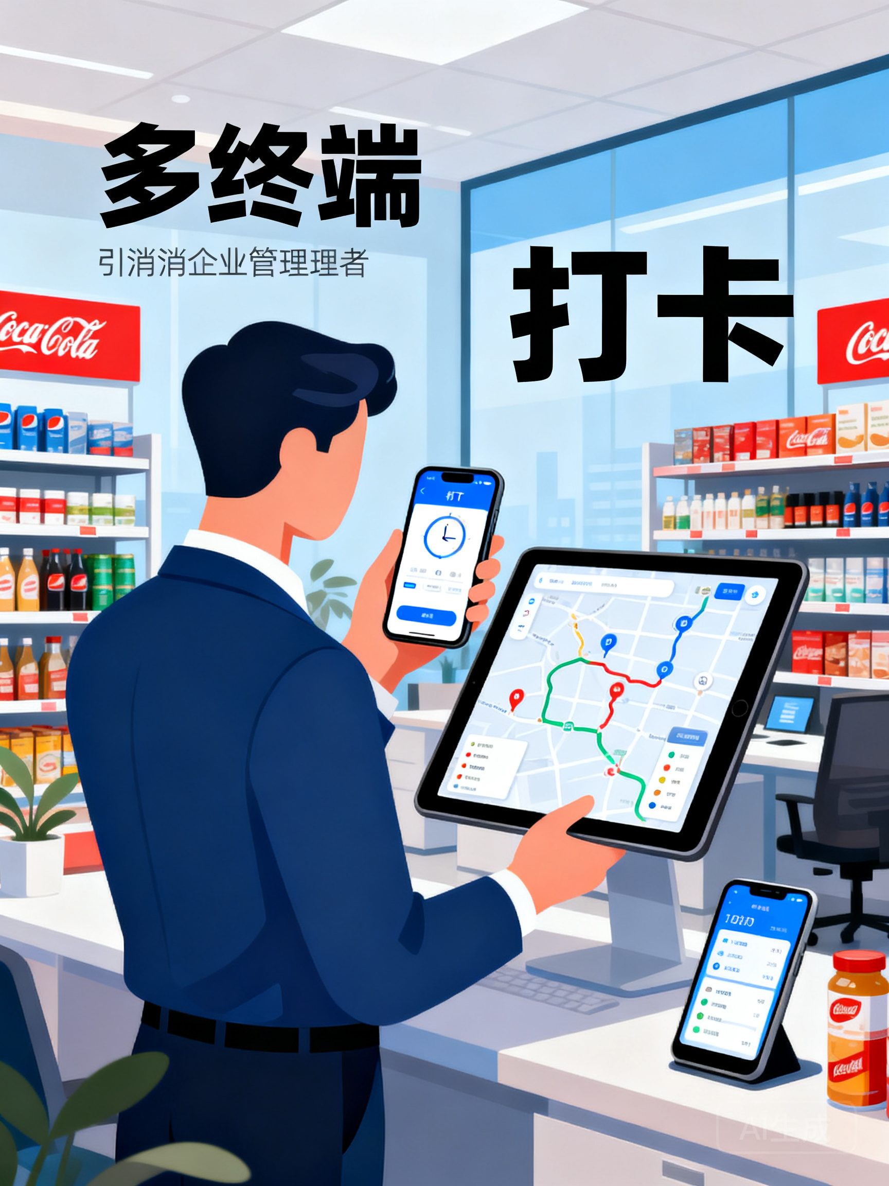 快消企业怎样选择支持多终端打卡的造访治理系统