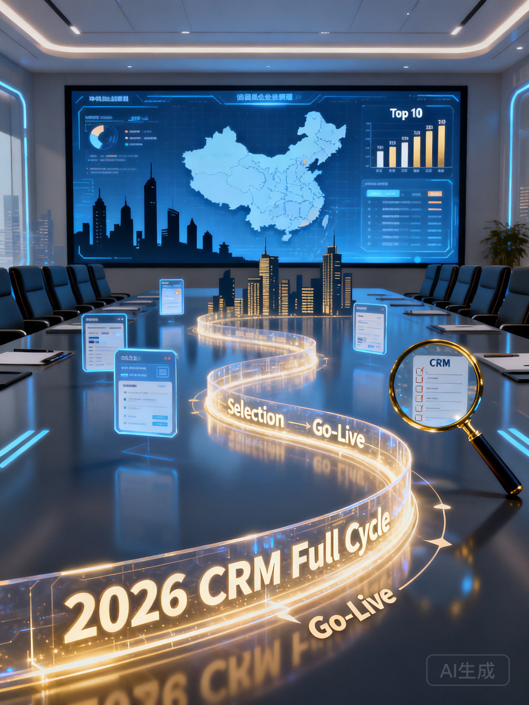 从选型到落地：2026年大中型企业国产CRM TOP10全周期指南