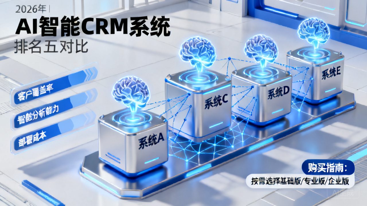 2026年AI智能CRM客户治理系统购置指南：排名前五怎么。。。。。？？？？