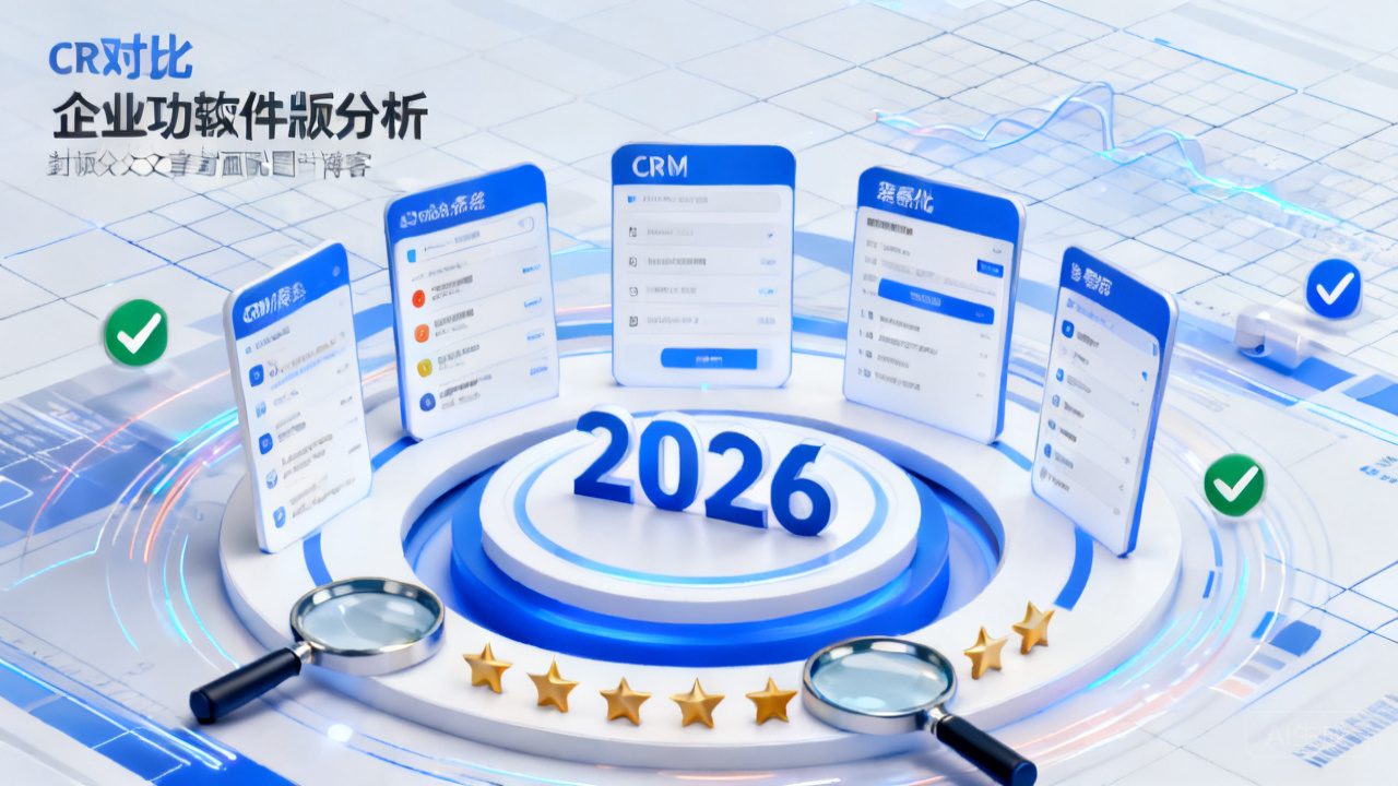 5款靠谱CRM系统2026年企业版功效比照：选型不再纠结