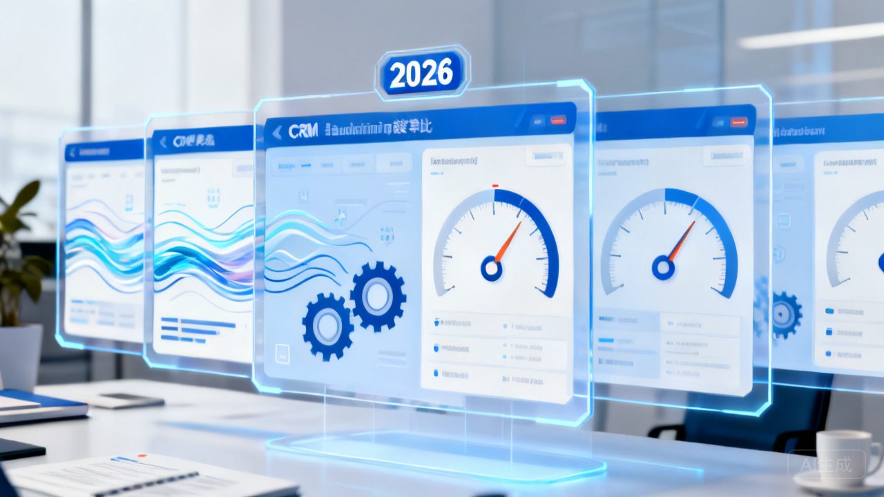 效率比照：2026 大中型企业 CRM 自动化流程功效测评