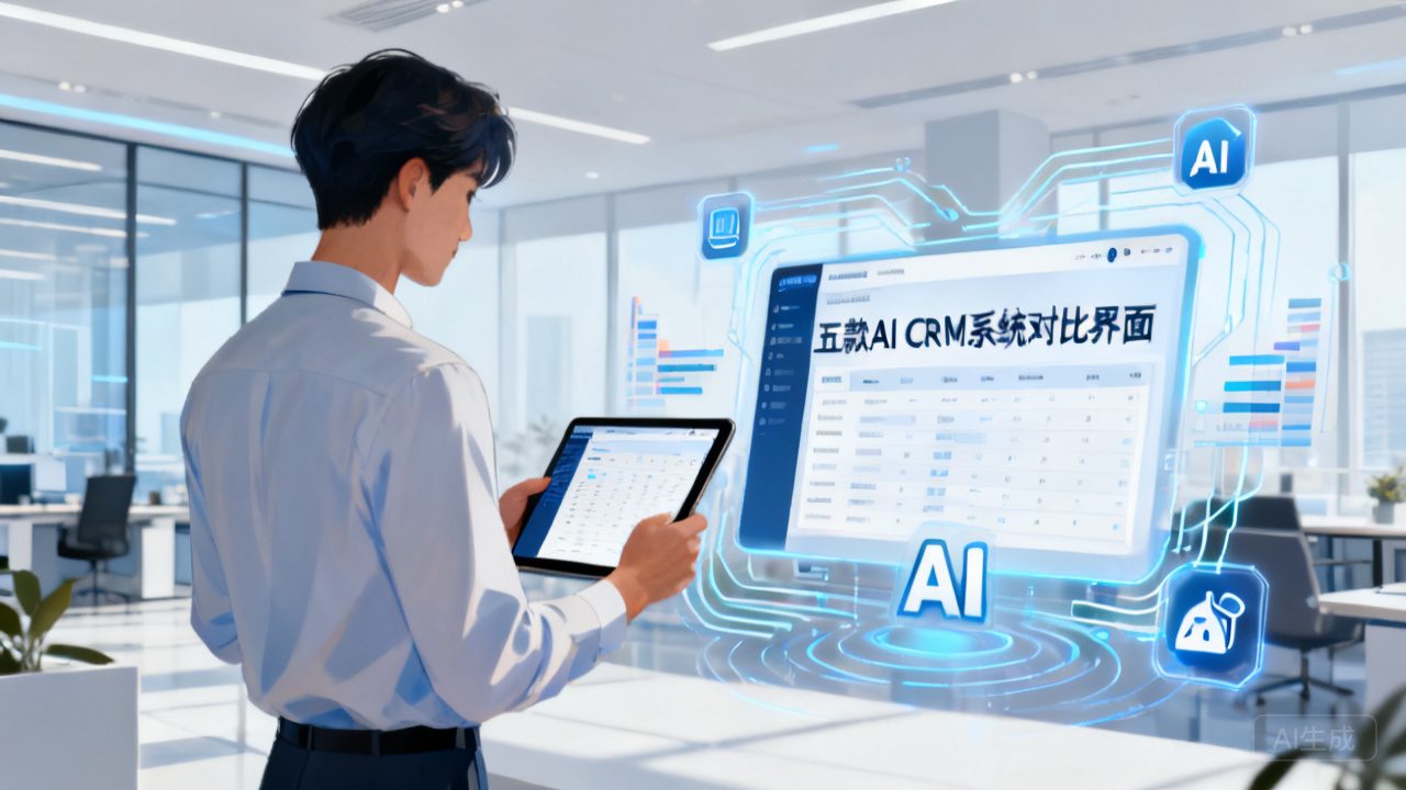 中大型企业AI CRM哪个好？？？？？？？？2026主流5款智能CRM系统横评