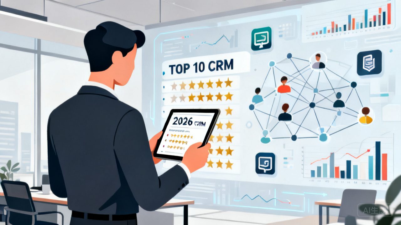 2026年海内好用的TOP10CRM软件选型推荐