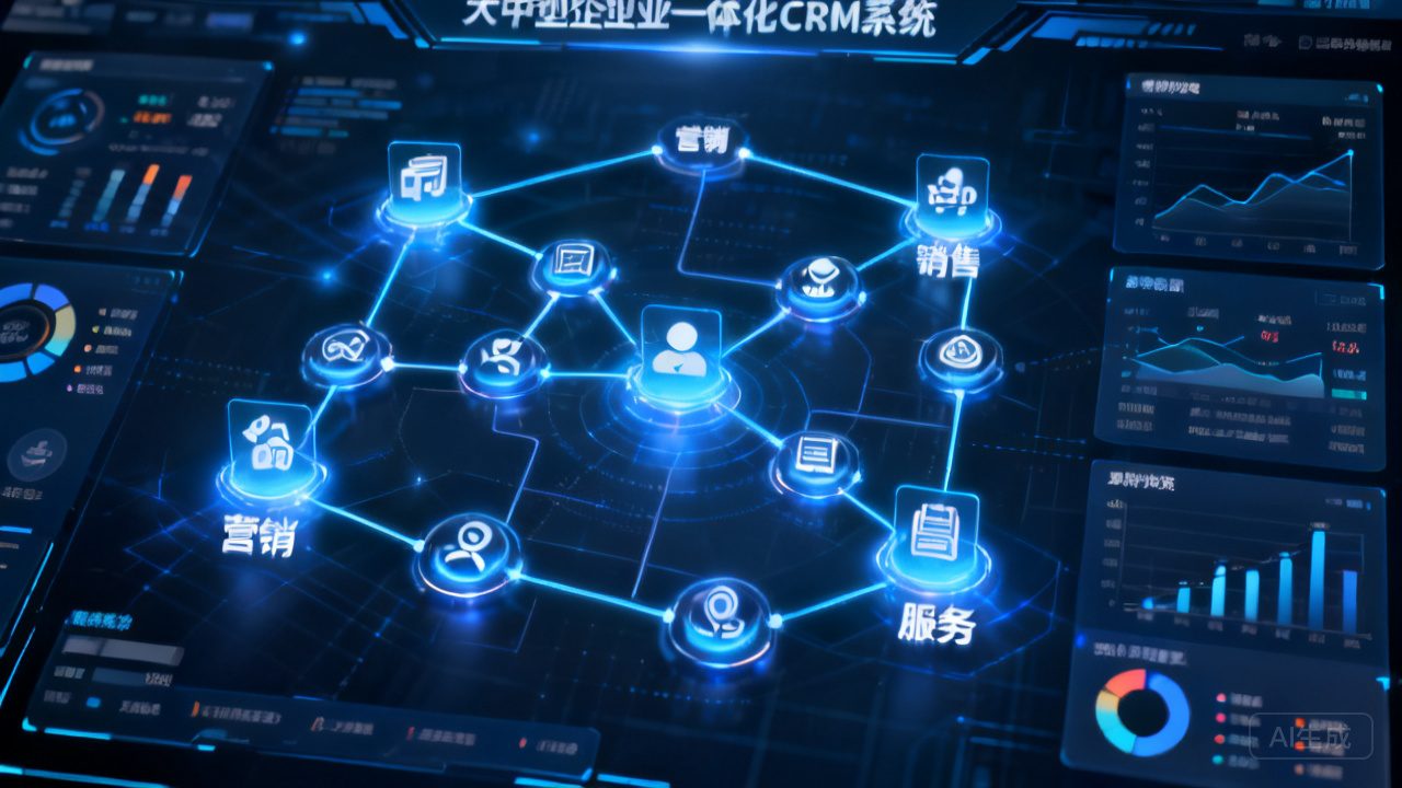 大中型企业一体化 CRM 十强：买通全营业流程平台