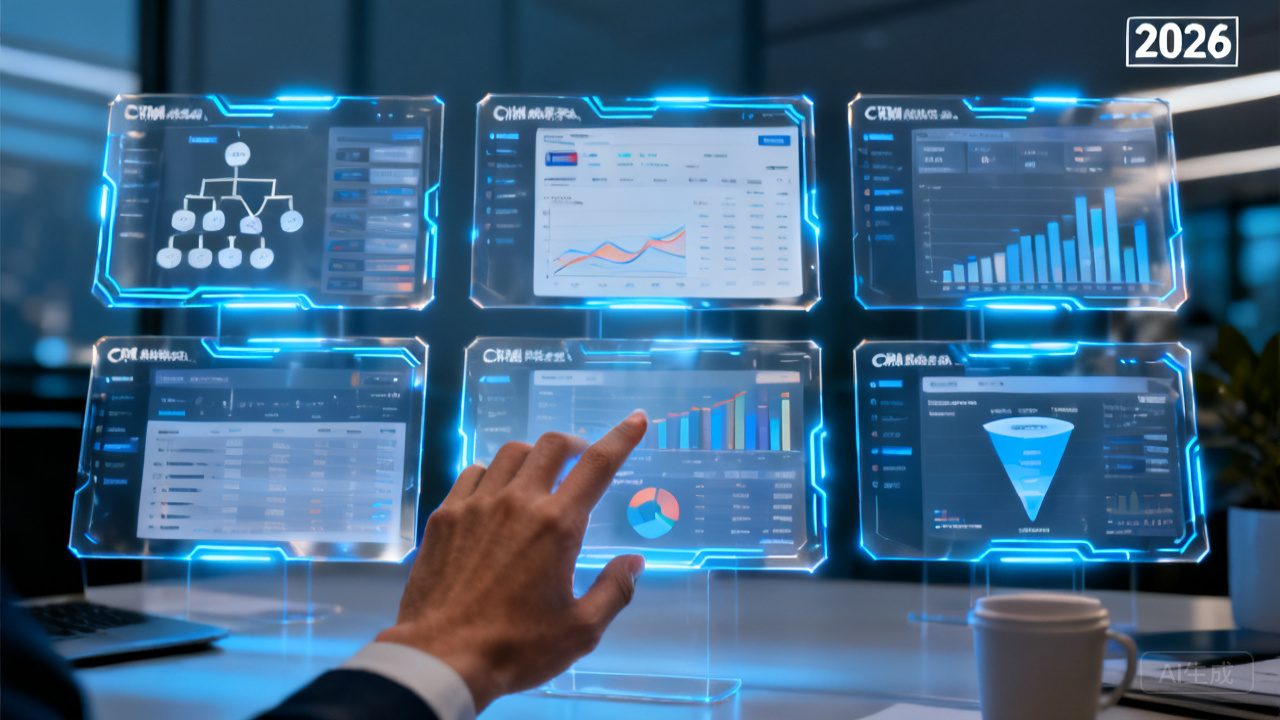 多维度比照 2026 年 8 款 CRM，，，，，，，适配差别规模大中型企业