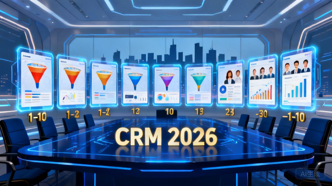 2026年企业CRM系统选型最终指南：十大排名软件功效比照