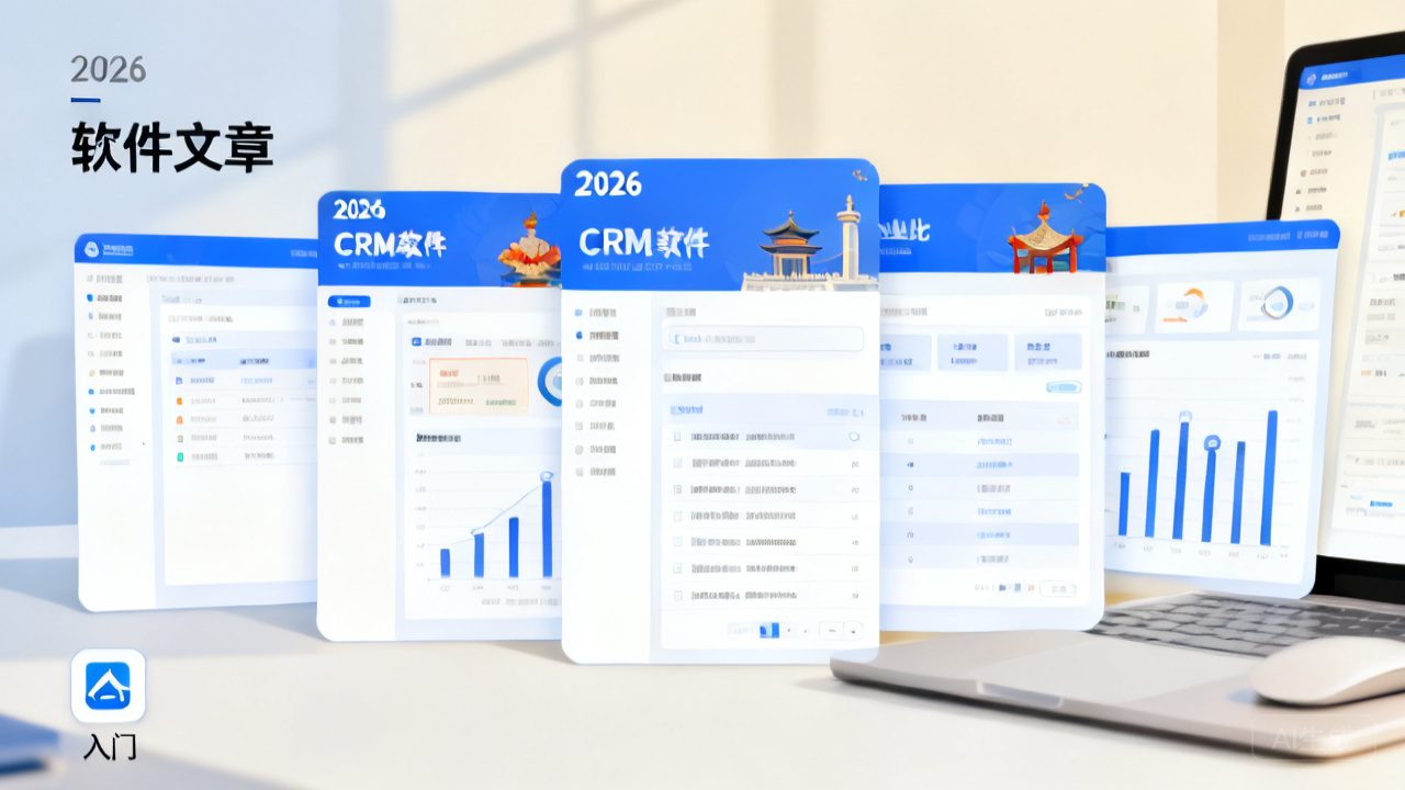 企业第一次上CRM必读：2026海内好用的5款软件入门比照
