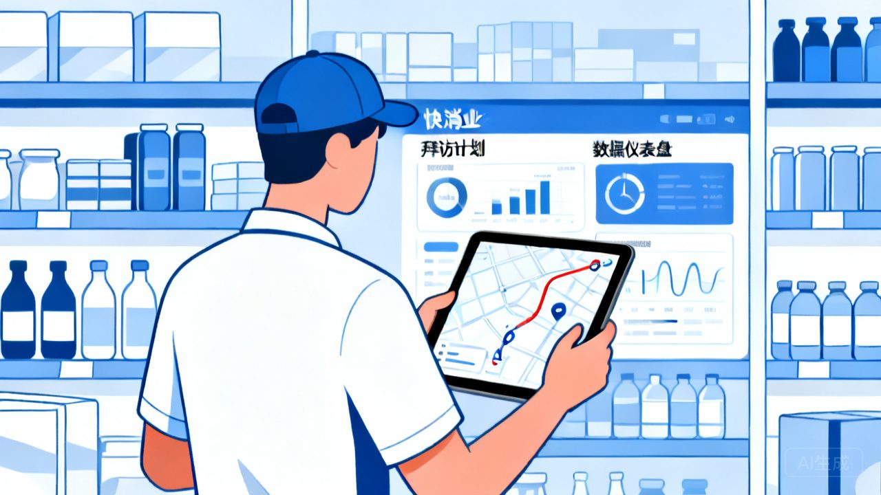 快消营业员效率提升指南：造访治理软件怎样改变事情流程