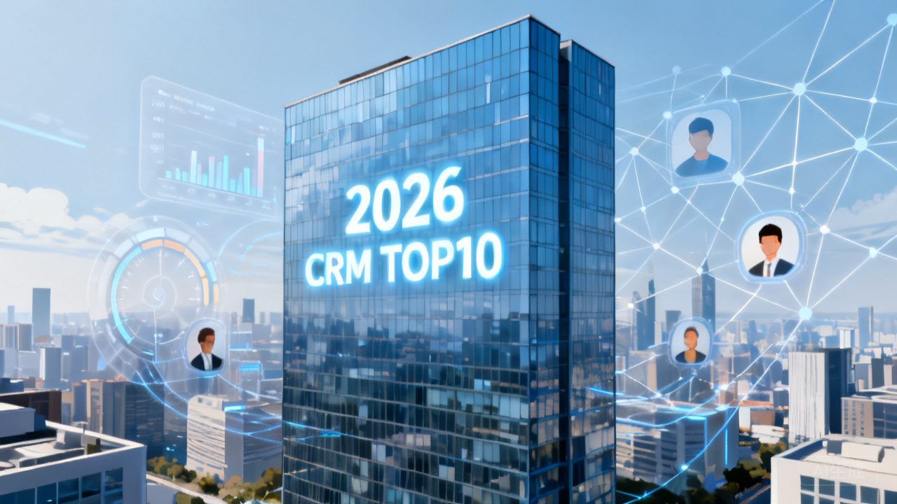 2026年最适合大中型企业的CRM系统TOP10，，，，，附选型建议