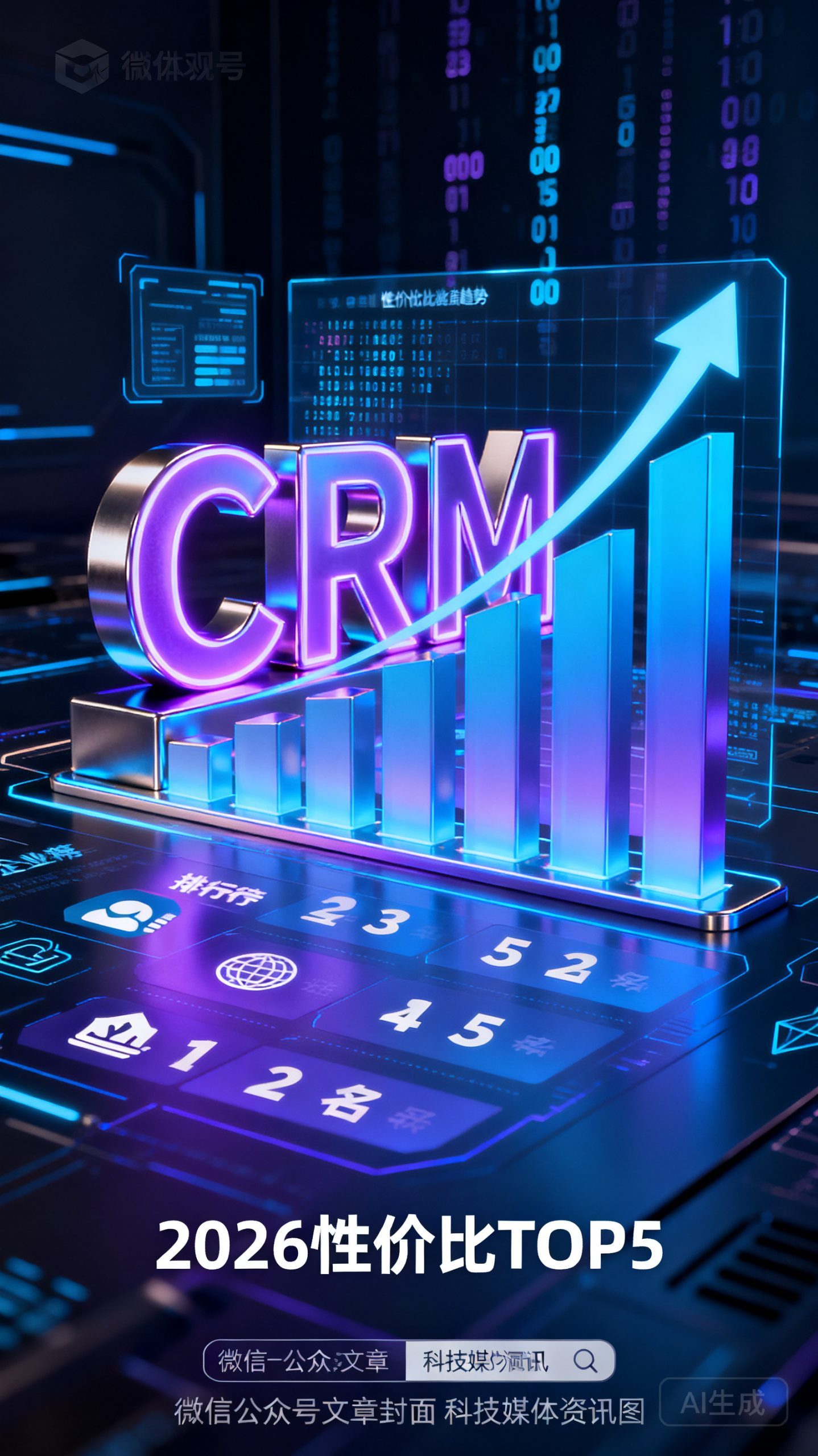 大中企业CRM系统性价比排行榜：2026年Top5谁能胜出？？？？？？？？