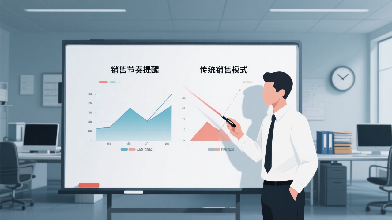 销售节奏提醒与古板销售模式的焦点区别 